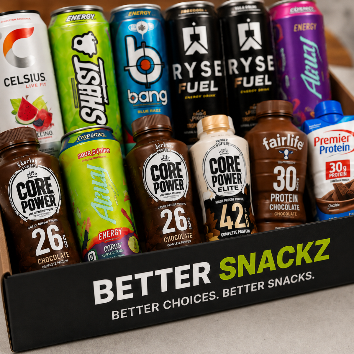 Energy + Protein Drink Variety Box
